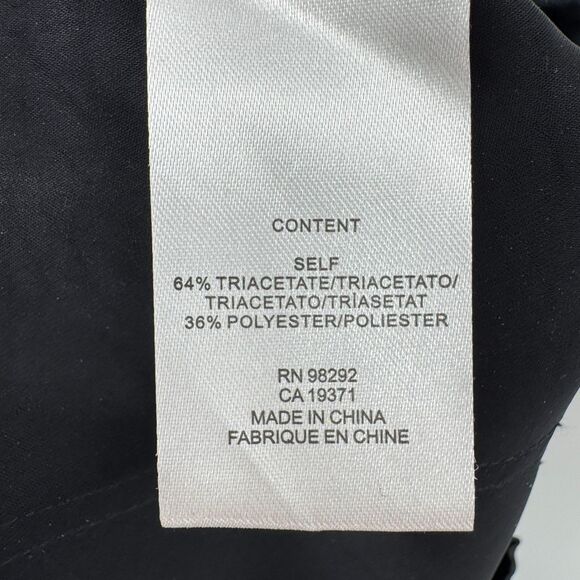 TIBI Celia Drape Pull On Wilt Wide Leg Tapered Jogger Ankle Pants Size L Large - Picture 10 of 10